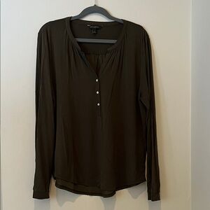 Banana Republic Dark Olive Blouse